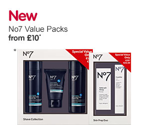 New No7 Value packs from only £10